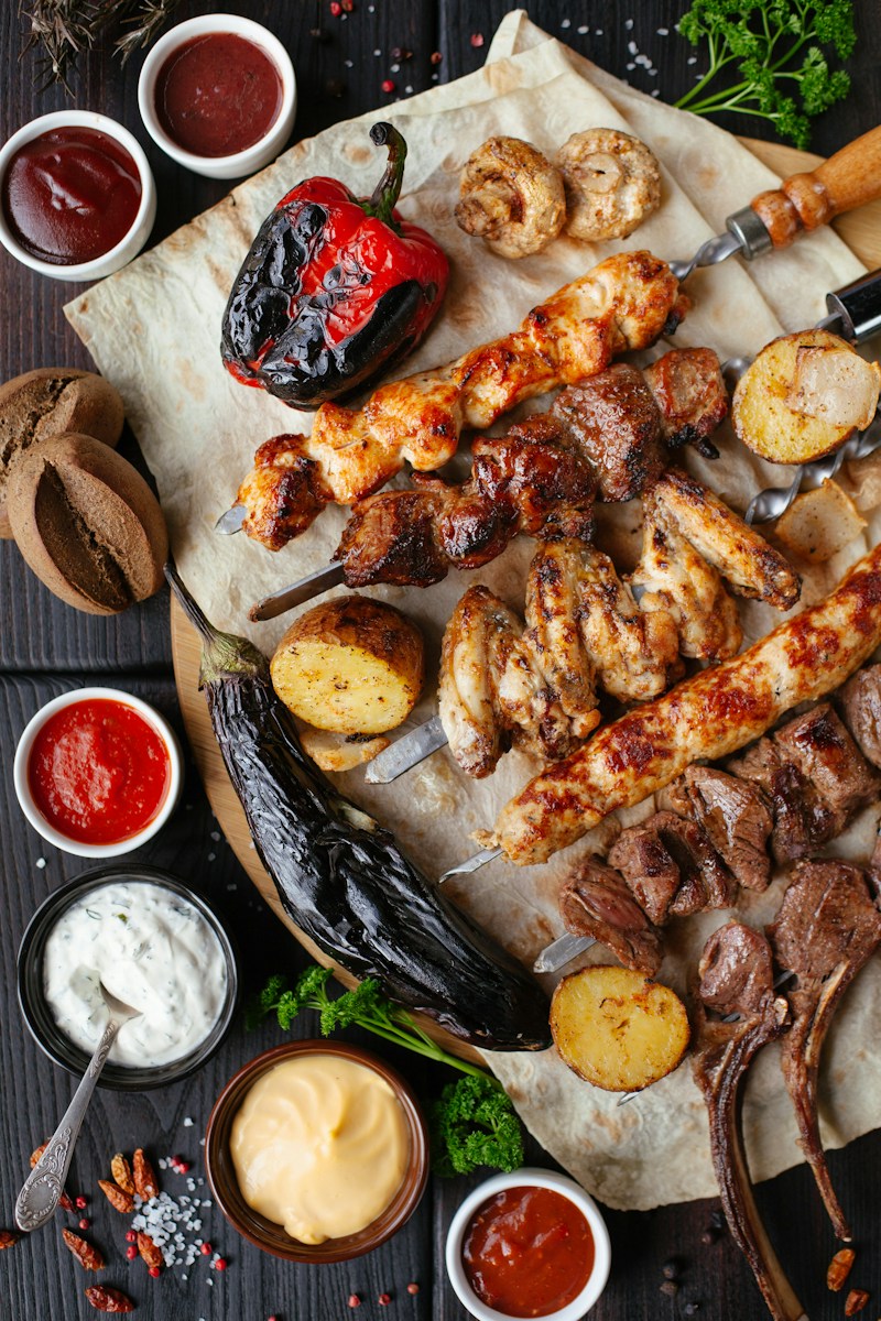 Charcoal BBQ Grill at Eat N Meet
