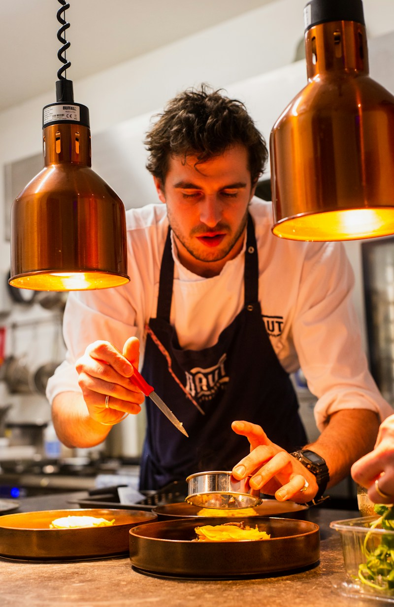 Chef Preparing Food at Eat N Meet